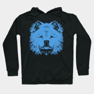 Blue Chow Chow Hoodie